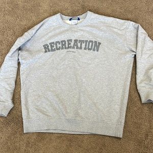 Outdoor Voices Recreation Pickup Sweatshirt Gray Unisex L